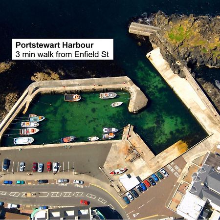 Enfield Street House Behind Portstewart Promenade With Partial Sea View From Front 3 Bed Sleeps 7 Villa Bagian luar foto